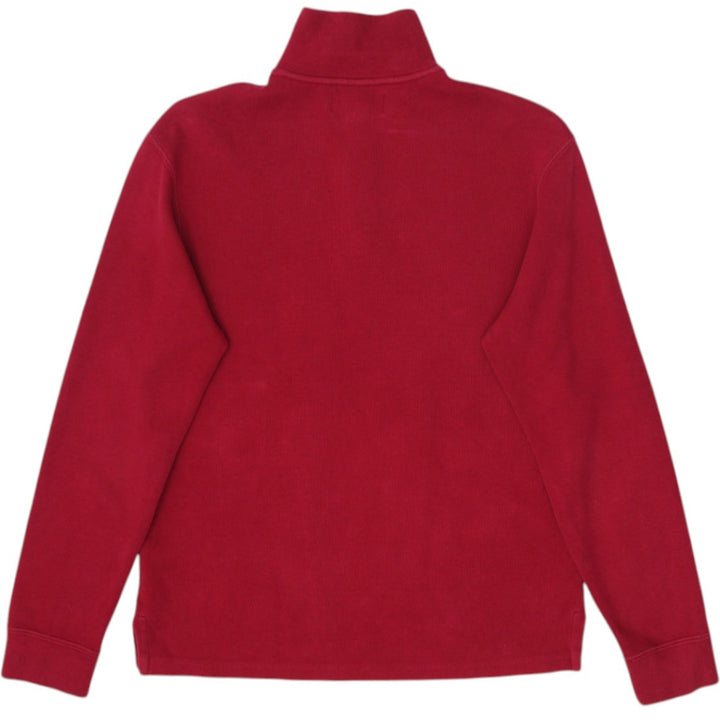 Vintage Mens Polo by Ralph Lauren Red Casual Warm 1/4 Zip Sweater Size S | Migration_Knitwear & Sweaters - Si | Fashion Rerun