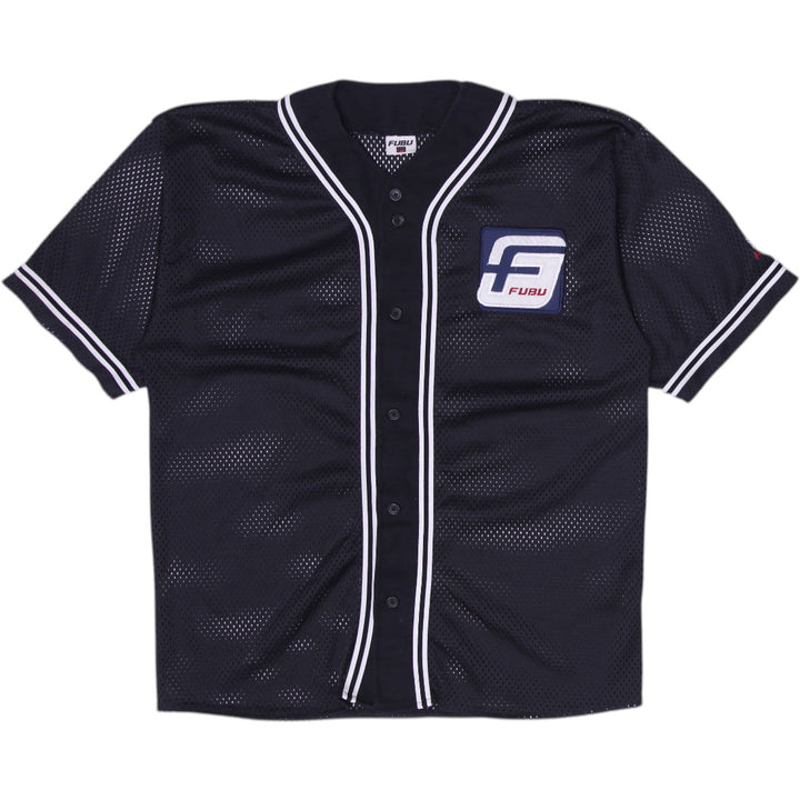 Mens Fubu Mesh Short Sleeve Baseball Jersey Size XL