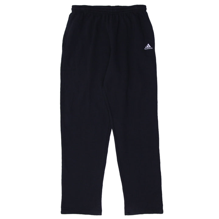 Mens Embroidered Adidas Logo Black Pants