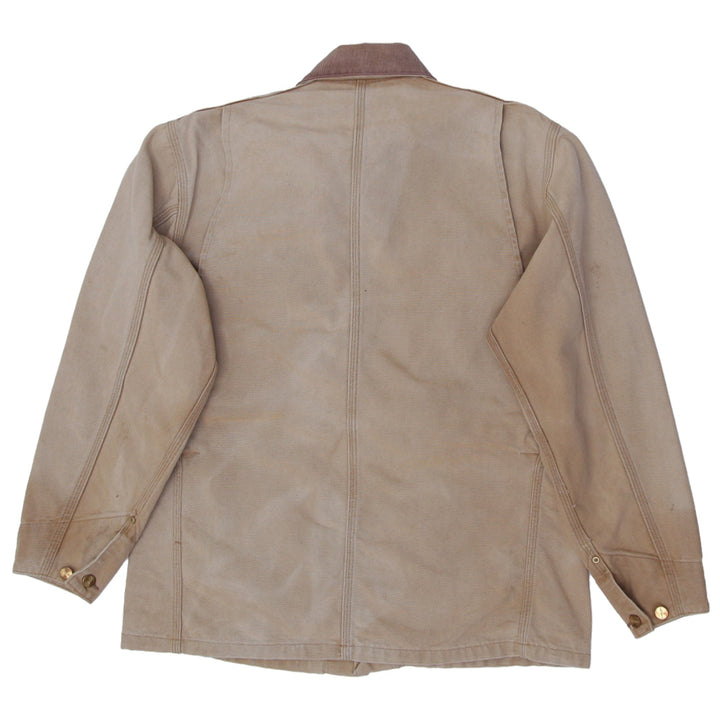 Vintage Mens Carhartt Slightly Distressed Jacket Brown Workwear Canvas | Migration_Jackets UAENAT20 - Side Vi | Fashion Rerun