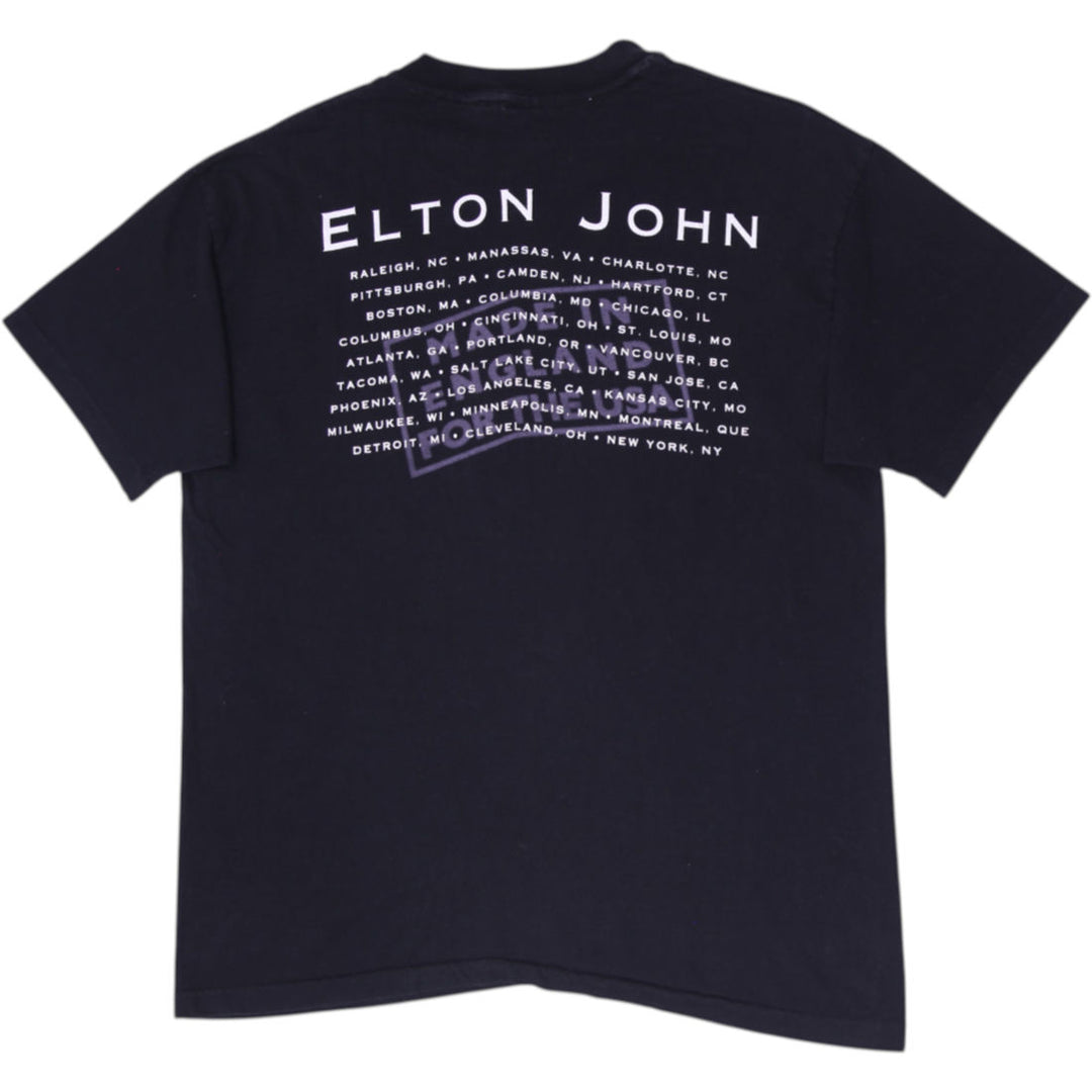 Vintage 1995 Elton John Made In England Tour T-Shirt Size XL