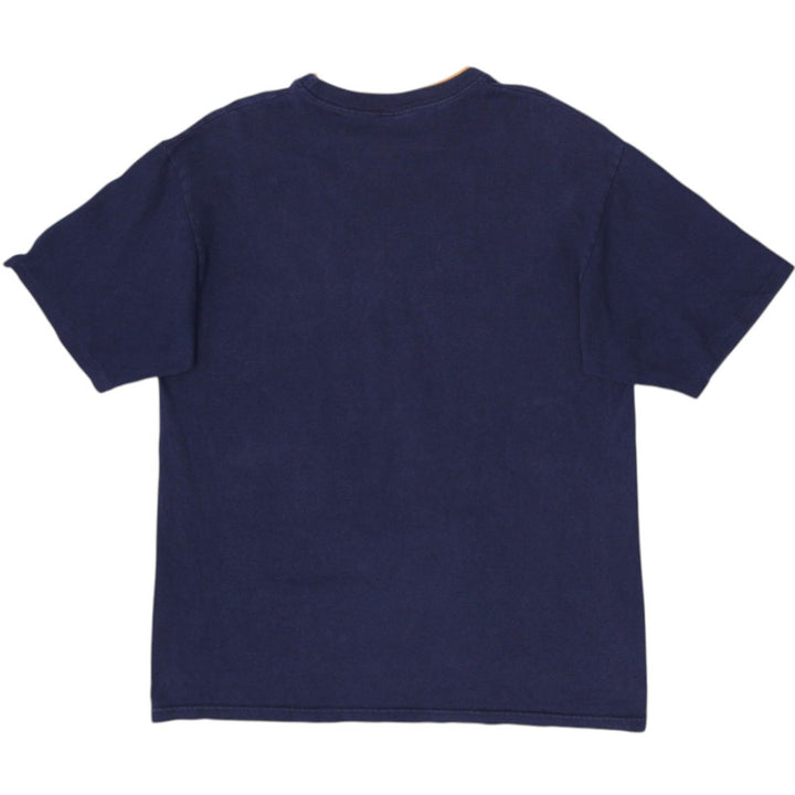Vintage Champion Embroidered Logo Cotton T-Shirt Size L