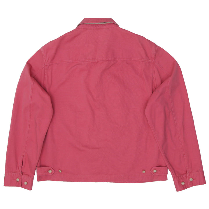 Vintage 90s Cotton Plain Pink Ralph Lauren Harrington Jacket
