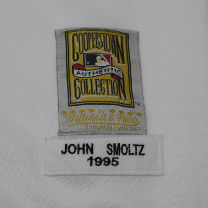 Vintage Mitchell & Ness John Smoltz Atlanta Braves 1995 Cooperstown Collection Baseball Jersey | Migration_Je | Fashion Rerun