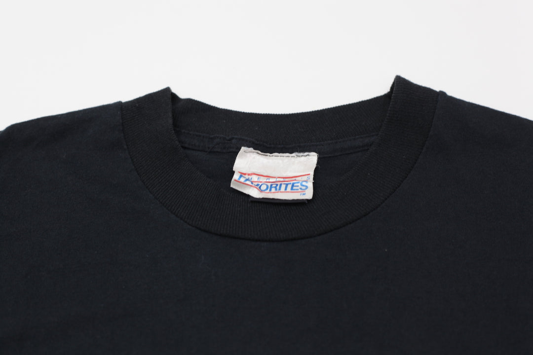 Vintage Made In USA Glitters Batman Logo Single Stitch T-Shirt