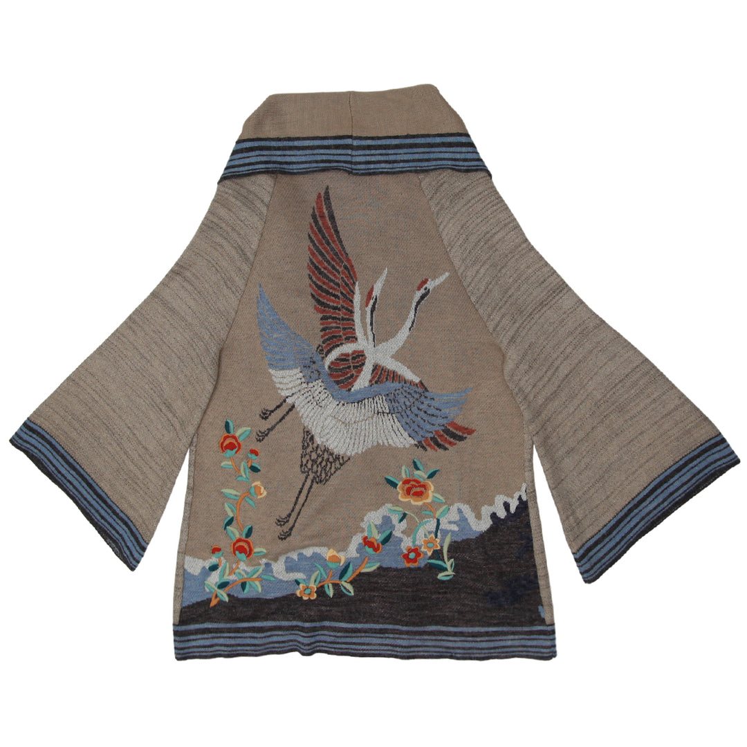 Vintage HWR Embroidered Sweater Cardigan Ladies