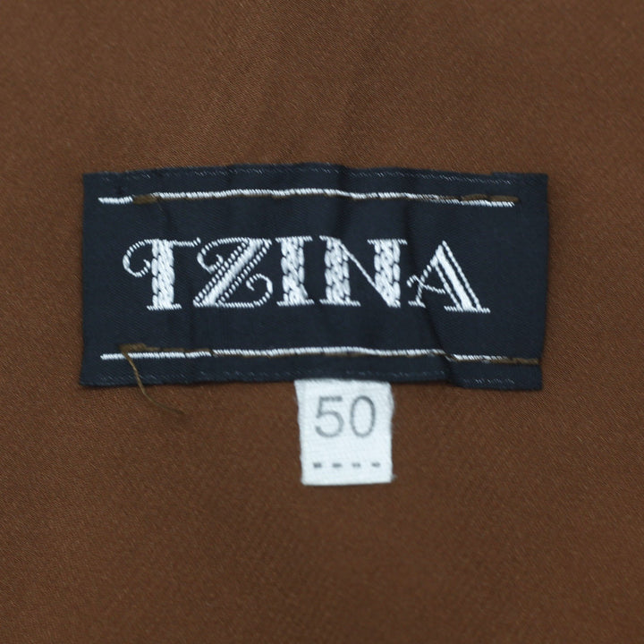 Y2K Ladies Izina Dress Brown Floral Sleeveless V-Neck