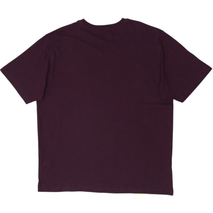 Mens Carhartt K87 PRT Loose Fit Pocket Burgundy Workwear T-Shirt Size XL