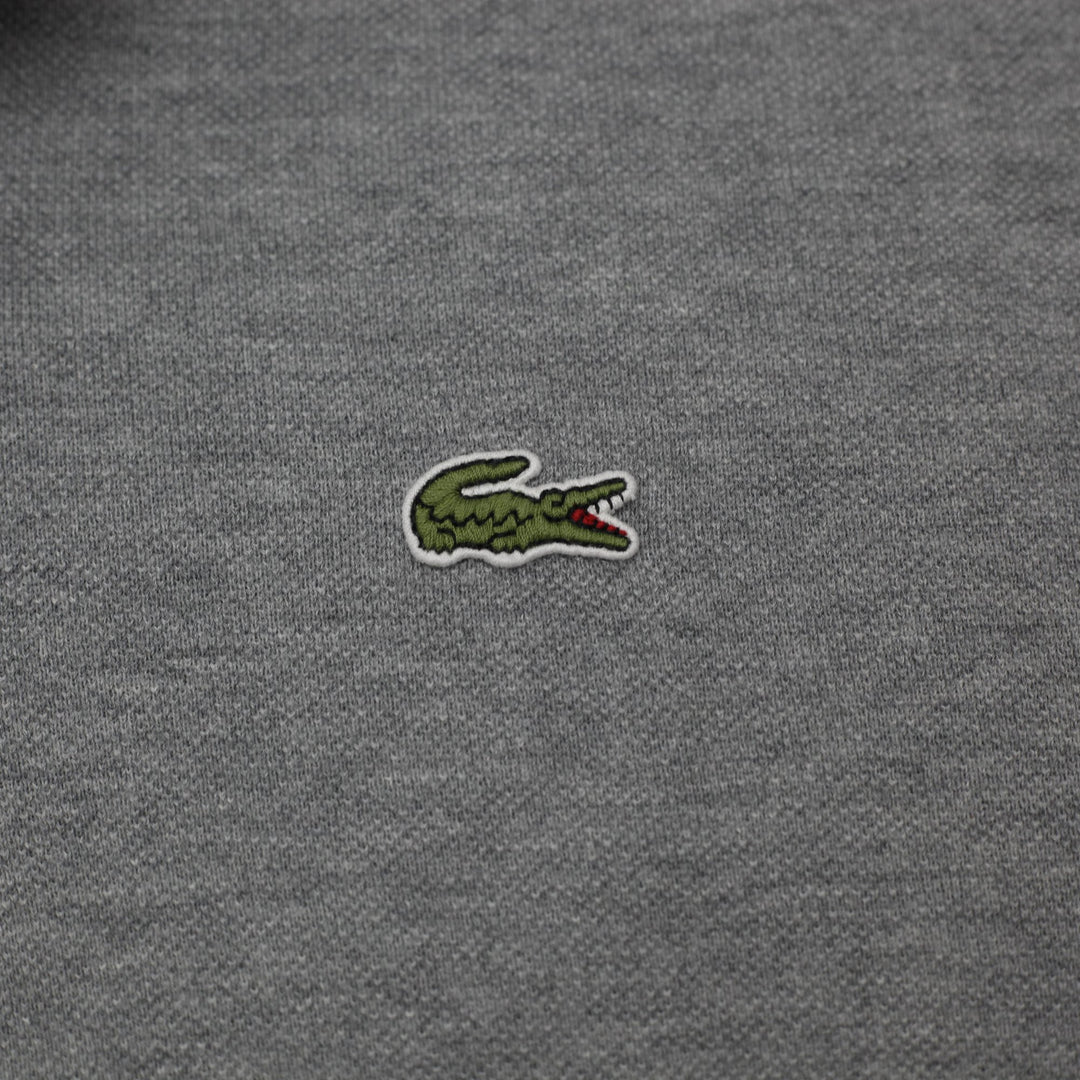 Mens Lacoste Classic Fit Pique Polo T-Shirt Heather Gray Size L / FR 5