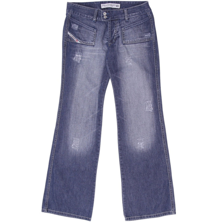 Y2K Ladies Diesel Industry Straight Denim Jeans Size 31