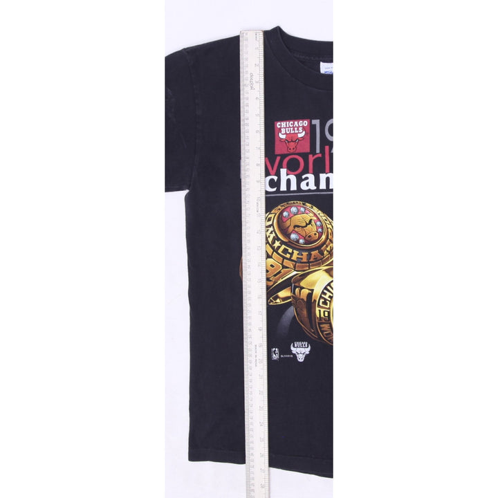 Vintage 1993 Chicago Bulls Salem Three Peat World Champions T-Shirt Made in USA | Migration_T-Shirts - View 1 | Fashion Rerun