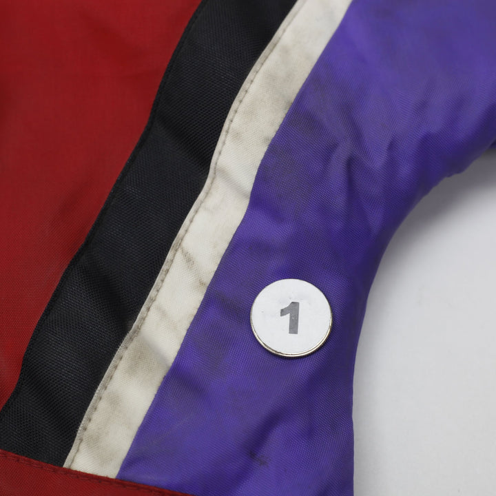 Vintage Choko Lite Racing Jacket Mens Black Red Purple Snowmobile Coat