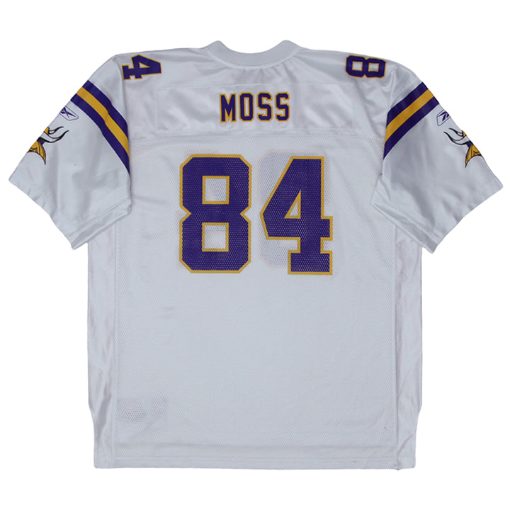 Vintage Reebok NFL Minnesota Vikings Moss # 84 Football Jersey Size XXL - Fashion Rerun Vintage Migration_Jersey