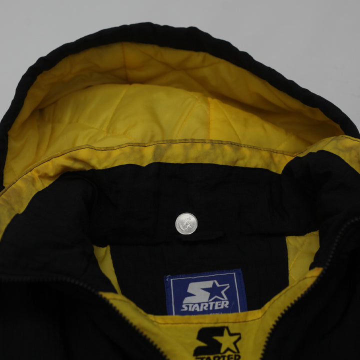 Vintage Starter Boston Bruins Quarter Zip Quilt Hooded Jacket L - Fashion Rerun Vintage Migration_Jacket