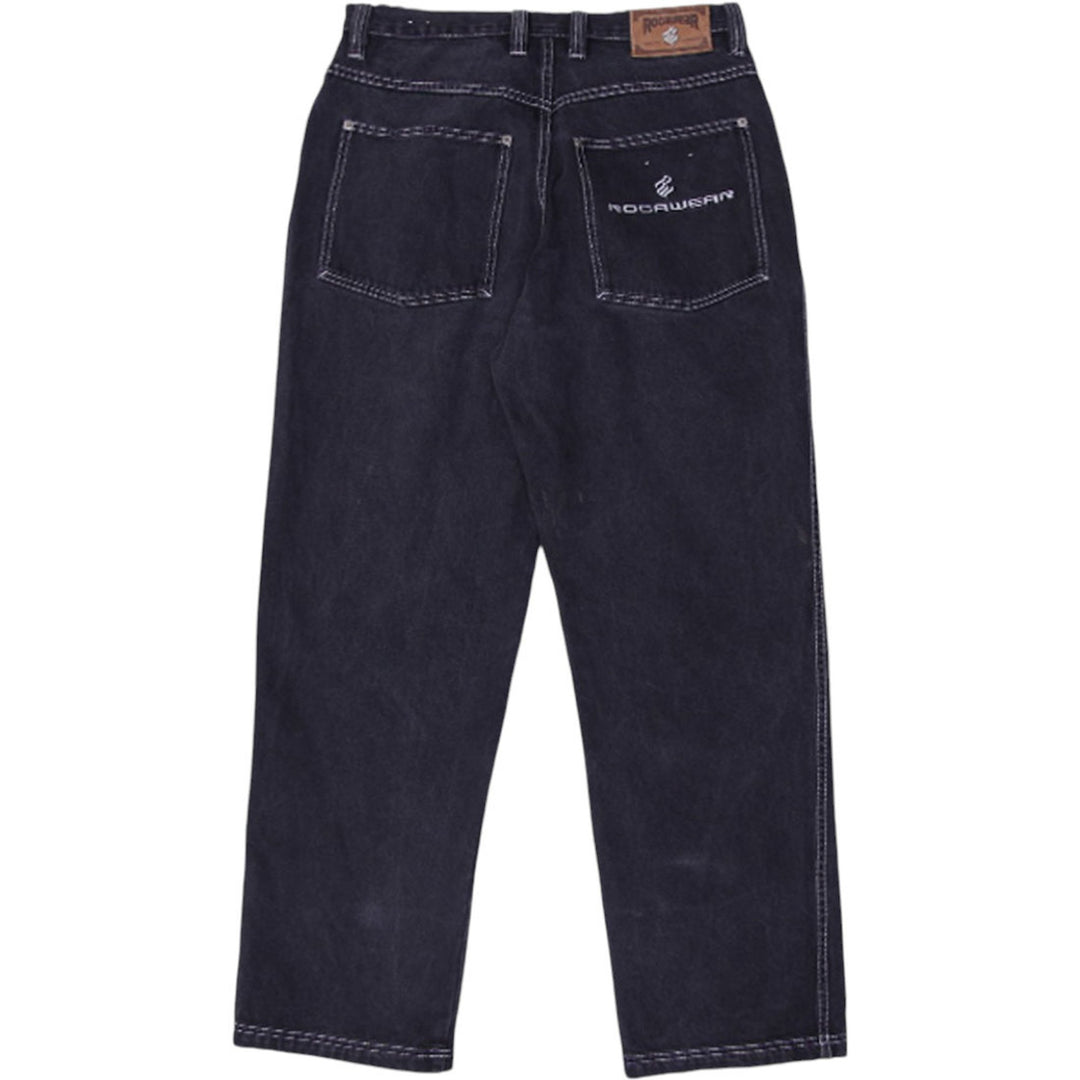 Y2K Mens Rocawear Straight Leg Wide Leg Baggy Jeans