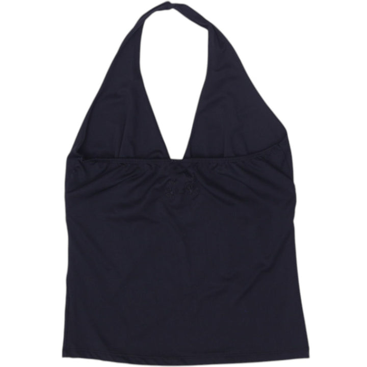Y2K Ladies Embroidered Sexy Halter Top Size XL | Migration_Y2K Tops - Side View | Fashion Rerun