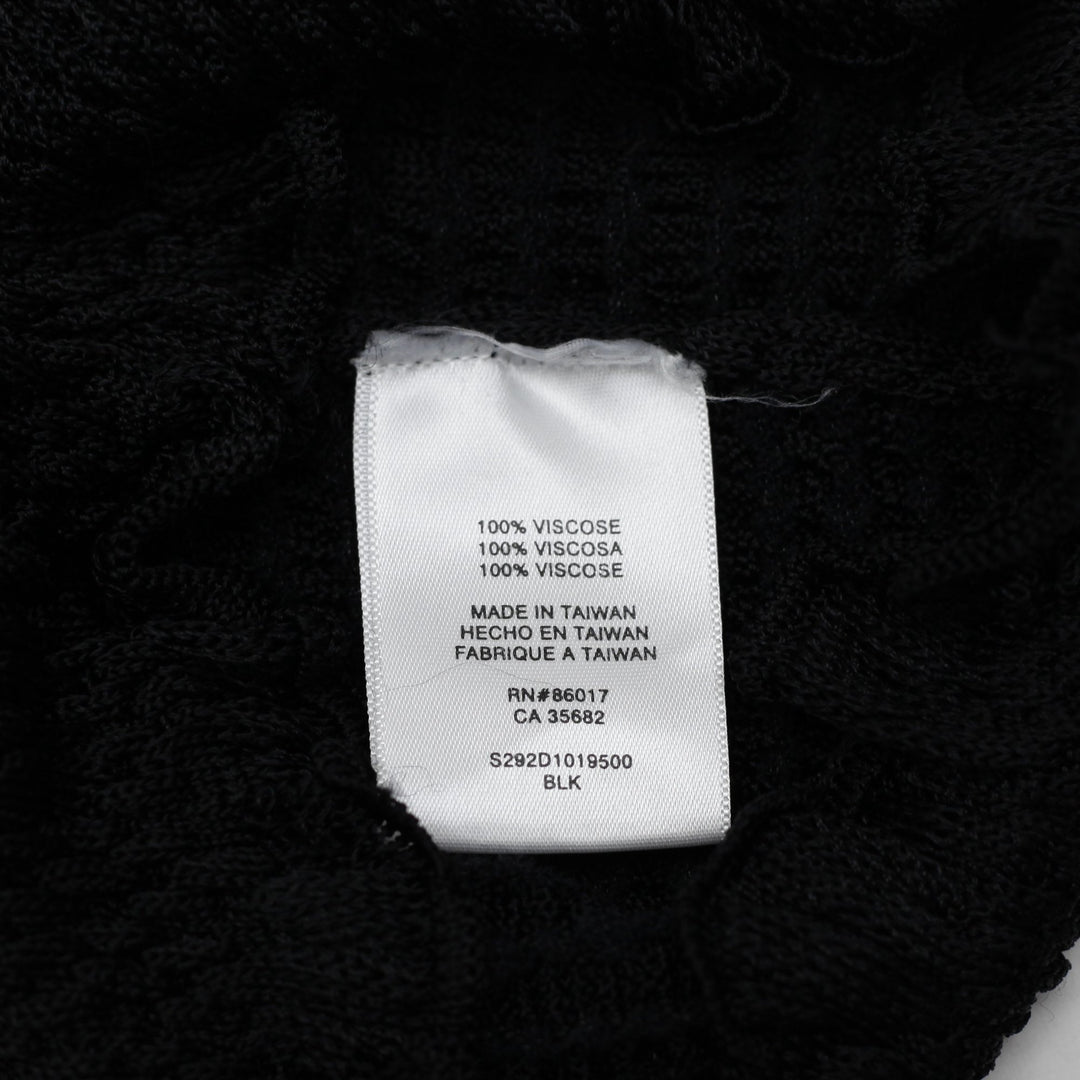 Y2K Ladies Bebe Ribbed Knit Scoop Neck Top Size S