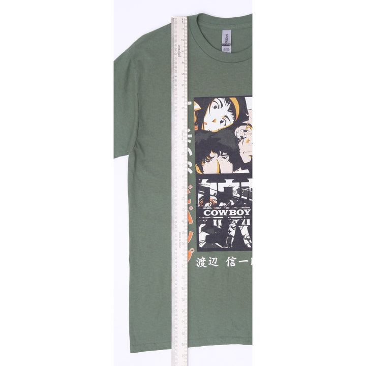 Mens Gildan Cowboy Bebop Spike Faye Jet Ed Ein Anime T-Shirt Size M