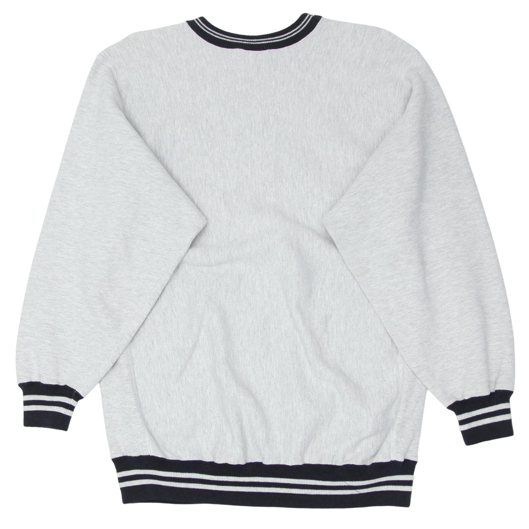 Vintage Champion Reverse Weave Embroidered Crewneck Sweatshirt Made In USA