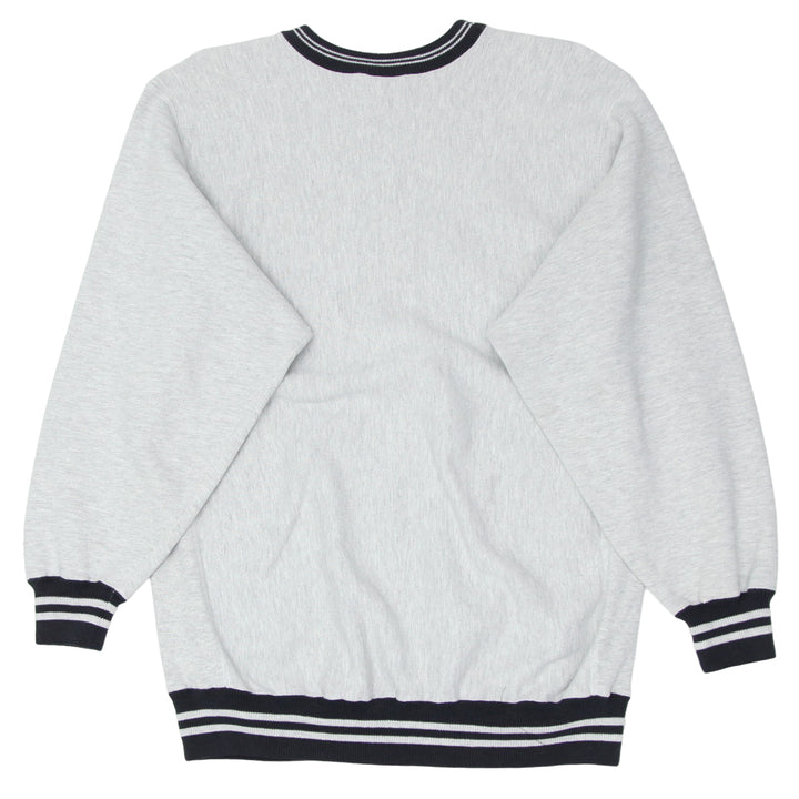 Vintage Champion Reverse Weave Embroidered Crewneck Sweatshirt Made In USA