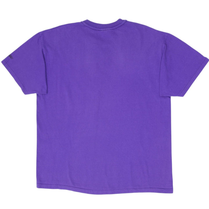 Vintage 90s Hanes Heavyweight Superman Shield Graphic T-Shirt Purple XL