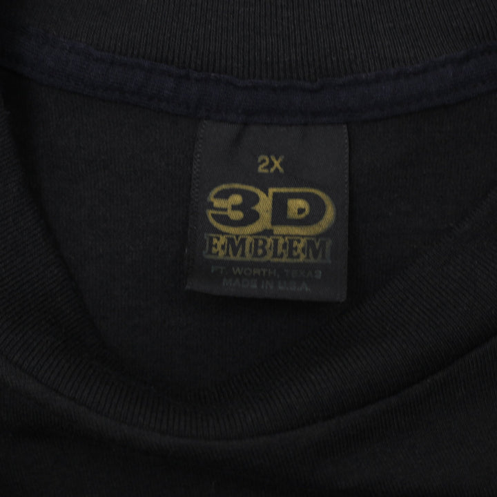 Vintage 1991 Harley Davidson "3D Emblem" Black Eagle Graphic T-Shirt Made In USA | Migration_T-Shirts - Back | Fashion Rerun