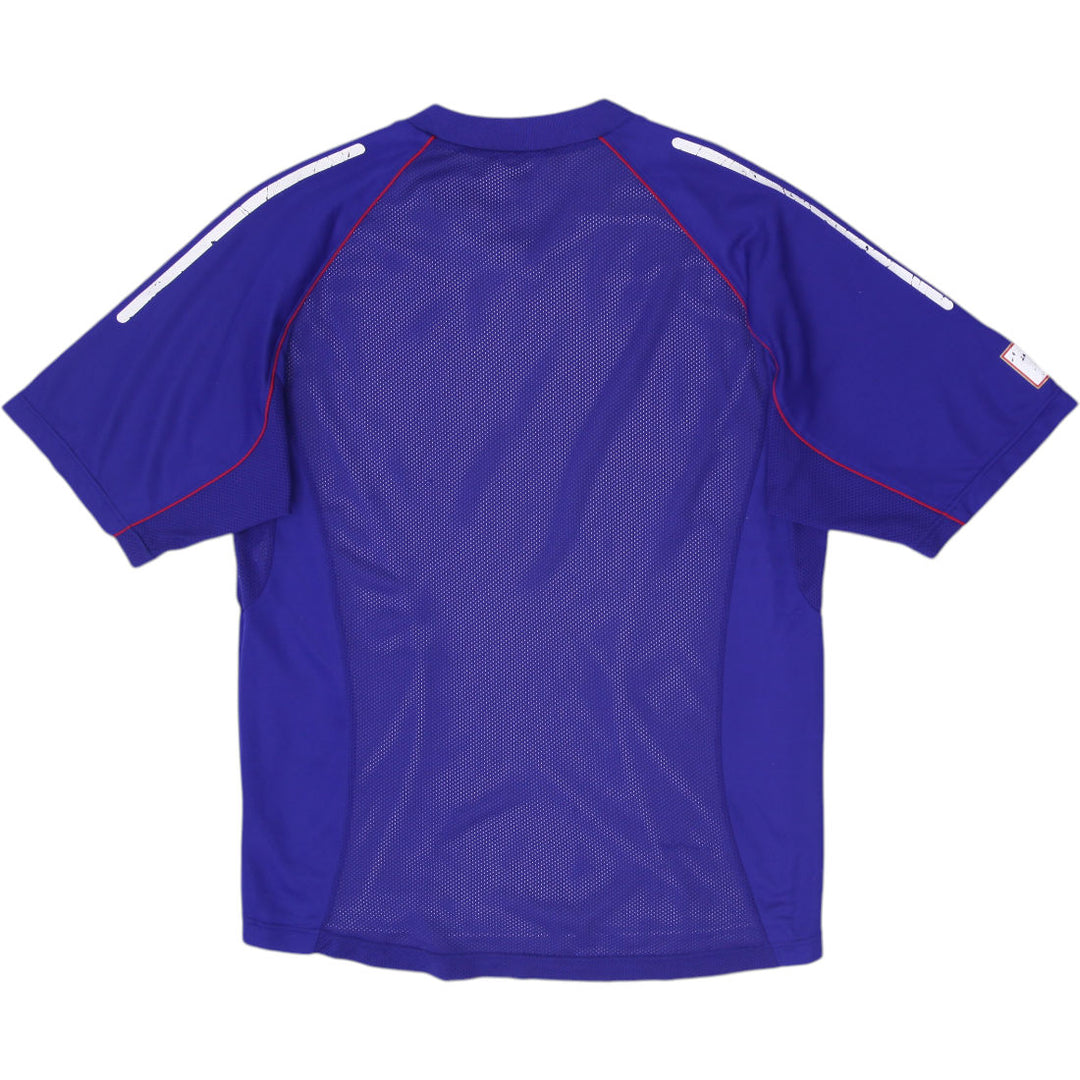 Vintage Mens Adidas Japan 2002-04 Home Football Jersey Blue World Cup 2002