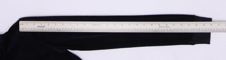 Y2K Ladies Juicy Couture Black Velour Full Zip Crown Graphic Hoodie M