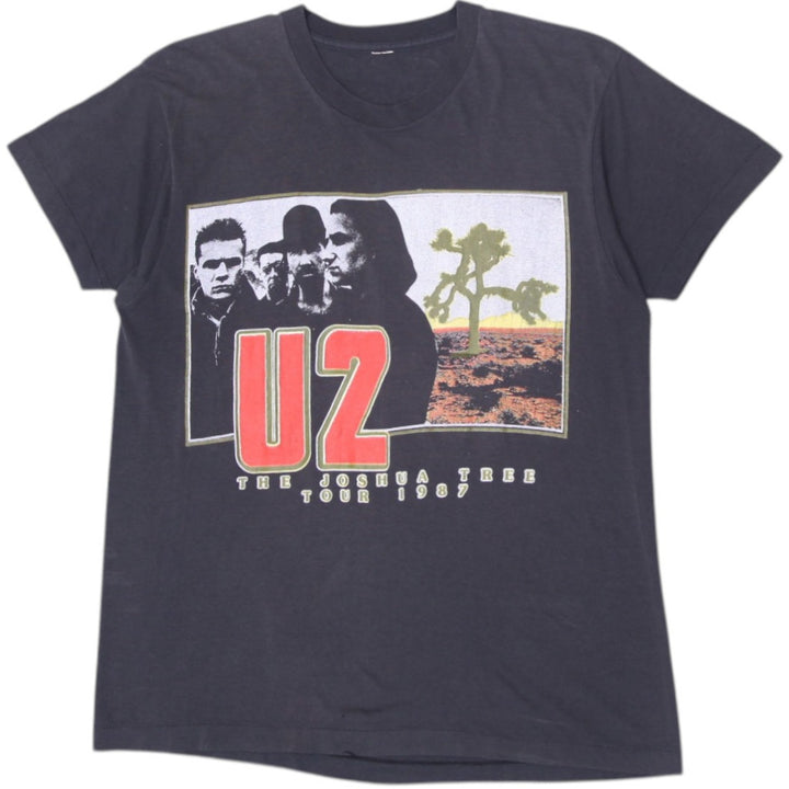 Vintage U2 "The Joshua Tree Tour 1987" Band T-Shirt Single Stitch | Migration_T-Shirts | Fashion Rerun