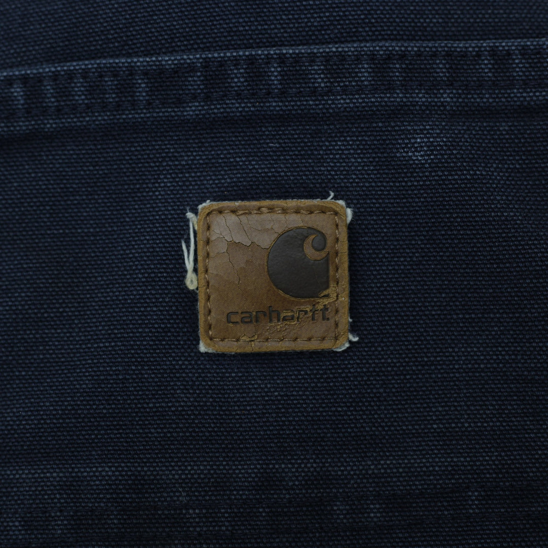 Mens Carhartt B11 MDT Dungaree Fit Navy Workwear Pants Size 34X34 | Migration_Pants - Detail View | Fashion Rerun