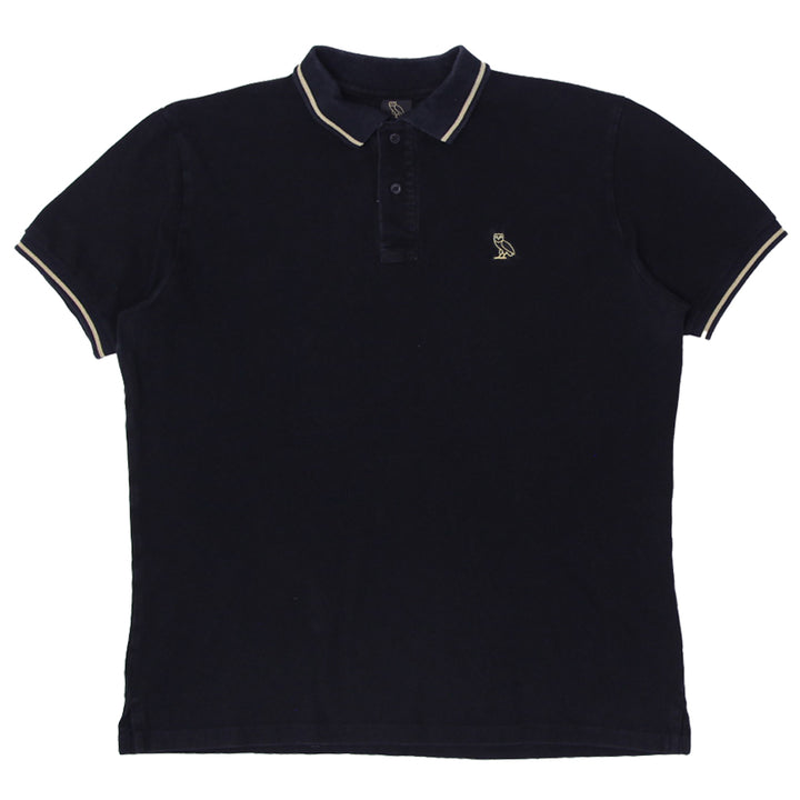 Mens Octobers Very Own OVO Black Polo T-Shirt