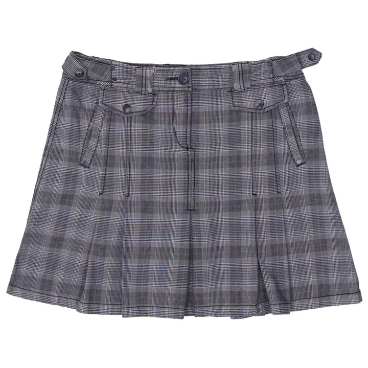 Y2K Ladies ESPRIT Plaid Pleated Skirt