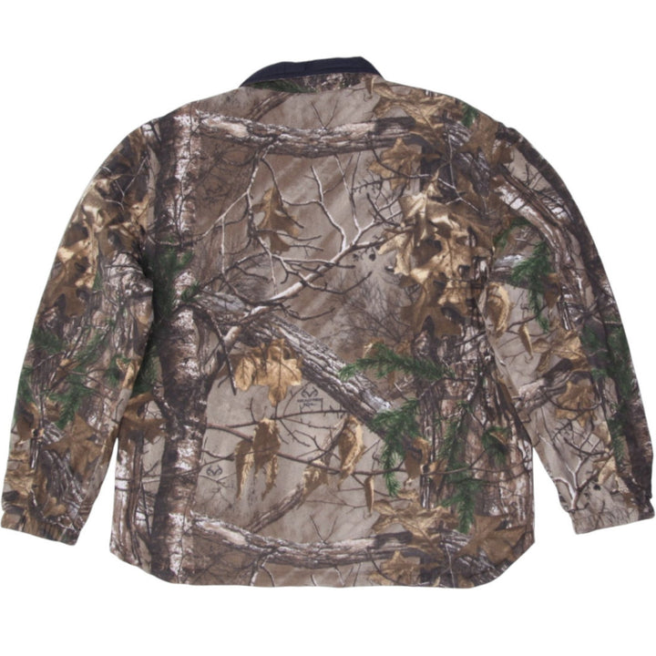 Mens 101740 0001 Reversible Camo Zip Up Carhartt Fleece Jacket