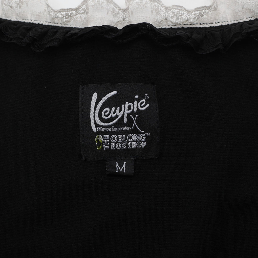 Y2K Ladies Lace Trim Top Size M | Migration_Y2K Tops - Back View | Fashion Rerun