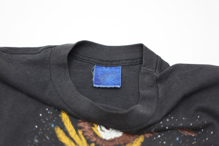 Vintage Harley Davidson Schaeffer's T-Shirt S.Stitch Made In USABlack S