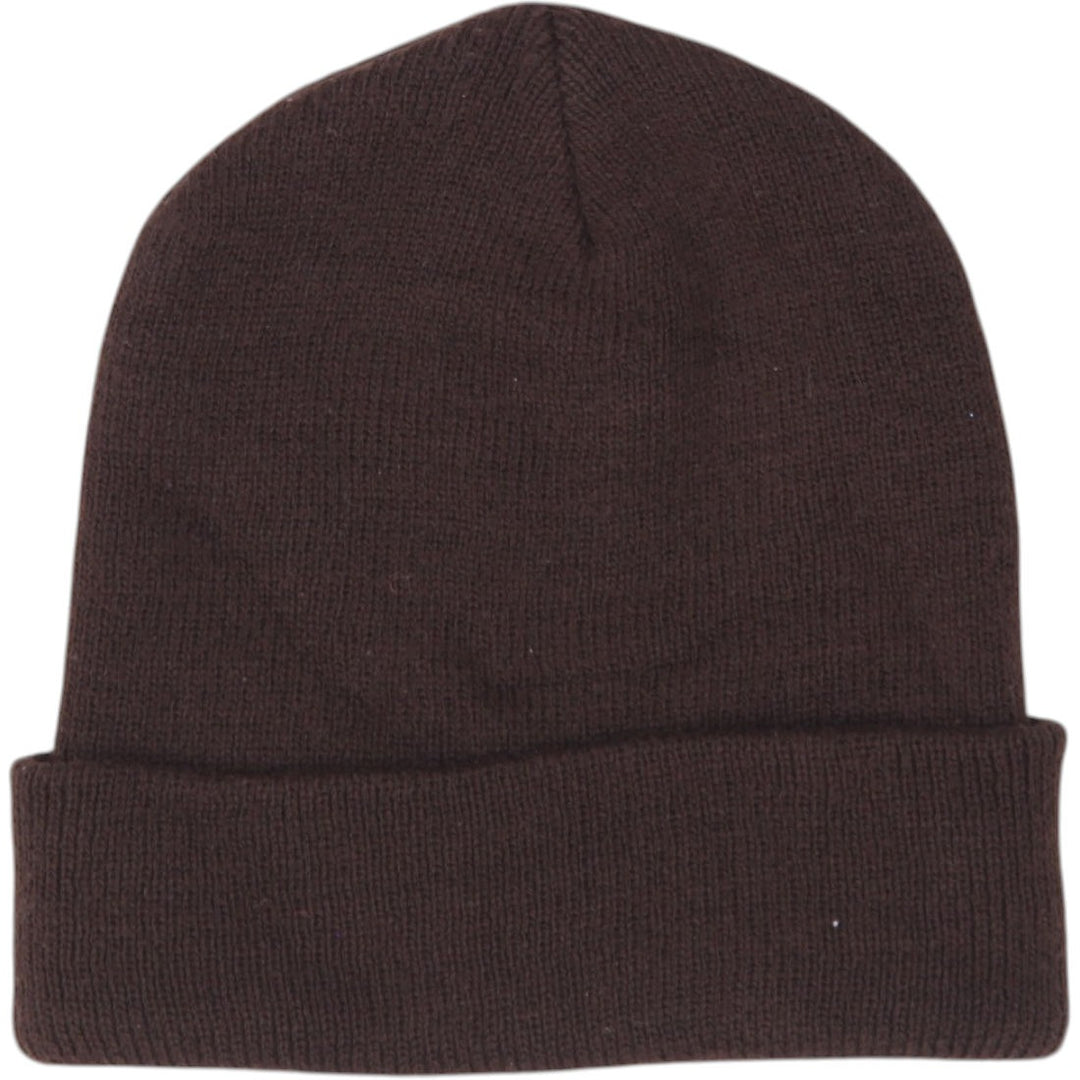 Mens Embroidered Nike Logo Knitted Cuff Beanie