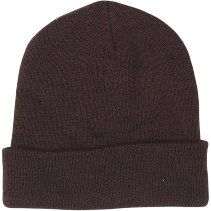 Mens Embroidered Nike Logo Knitted Cuff Beanie