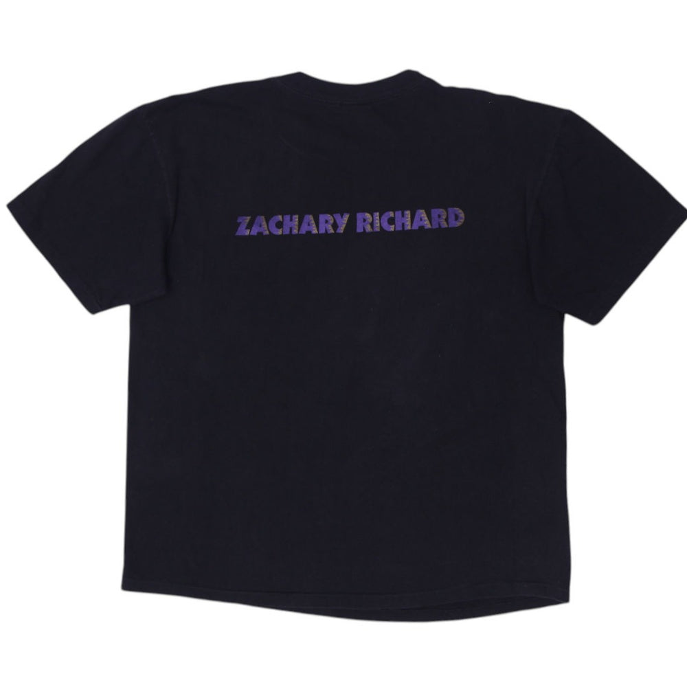 Vintage  Azur Zachary Richard Art Print Graphic T-Shirt Size XL | Migration_T-Shirts - Side View | Fashion Rerun