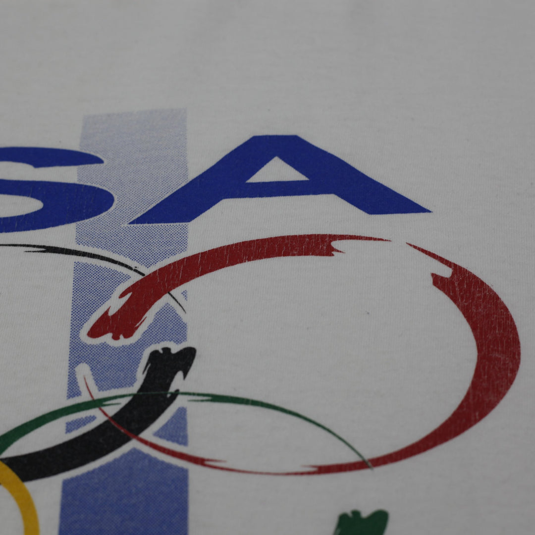 Vintage 1996 USA Olympic Graphic T-Shirt Size L