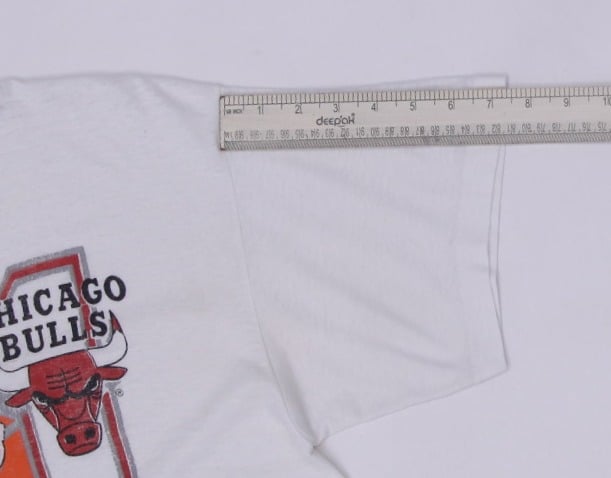 Vintage 1993 Chicago Bulls NBA World Championship White Single Stitch T-Shirt L Made In USA | Migration_T-Shi | Fashion Rerun