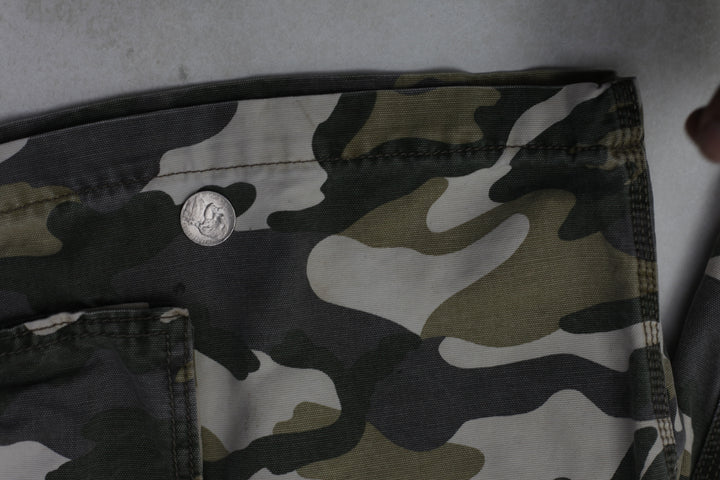 Mens Carhartt Relaxed Fit Cargo Camo Short