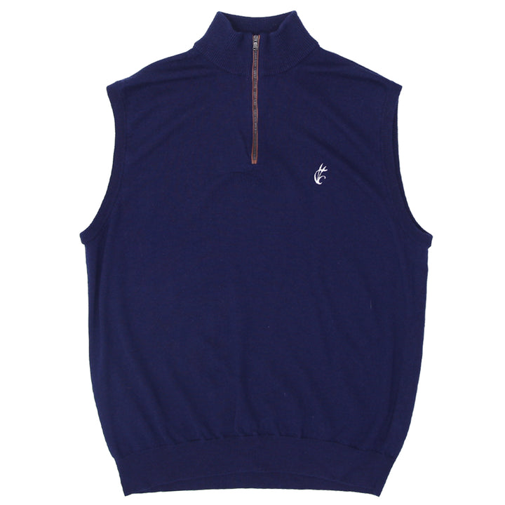 Mens Polo Ralph Lauren Golf Quarter Zip Sweater Vest - Fashion Rerun Vintage Migration_Sweaters