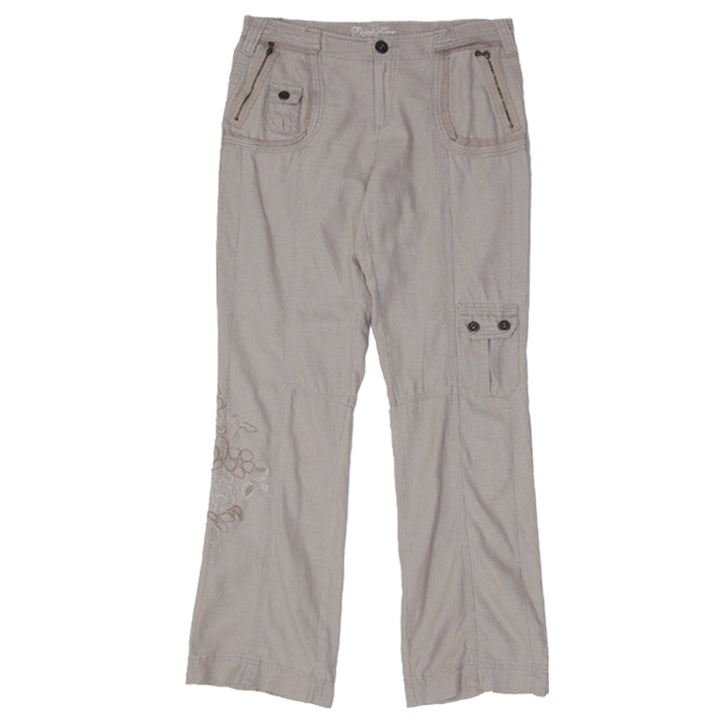 Ladies Point Zero Nicole Benisti Cotton Linen Pants