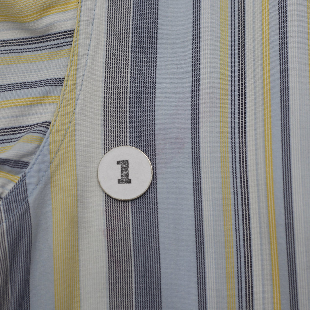 Mens Ecko Unltd The Knute Striped Button Down Shirt Size l