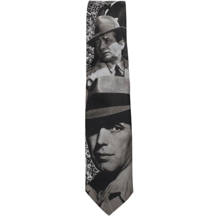 Vintage 90s Humphrey Bogart Ralph Marlin & Co. Classic Neck Tie Made In USA | Migration_Accessories ACCESSORI | Fashion Rerun