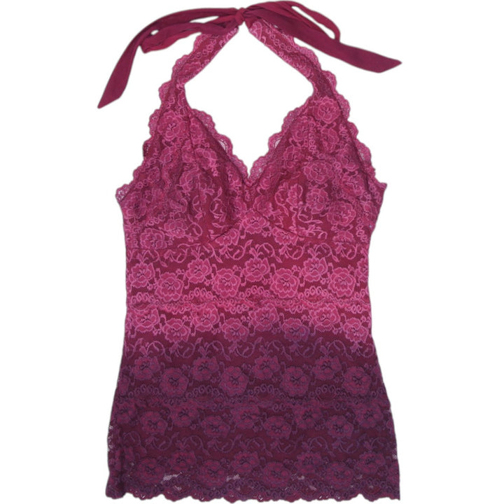 Y2K Ladies Lace Halter Tank Top Size S | Migration_Y2K Tops | Fashion Rerun