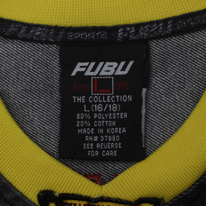 Vintage FUBU 05 Official Champions Jersey Yellow/Black Size L Youth - Fashion Rerun Vintage Migration_Jersey