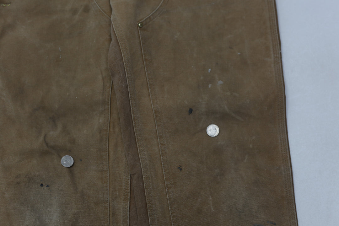 Mens B01 BRN Dungaree Fit Carhartt Double Knee Pants