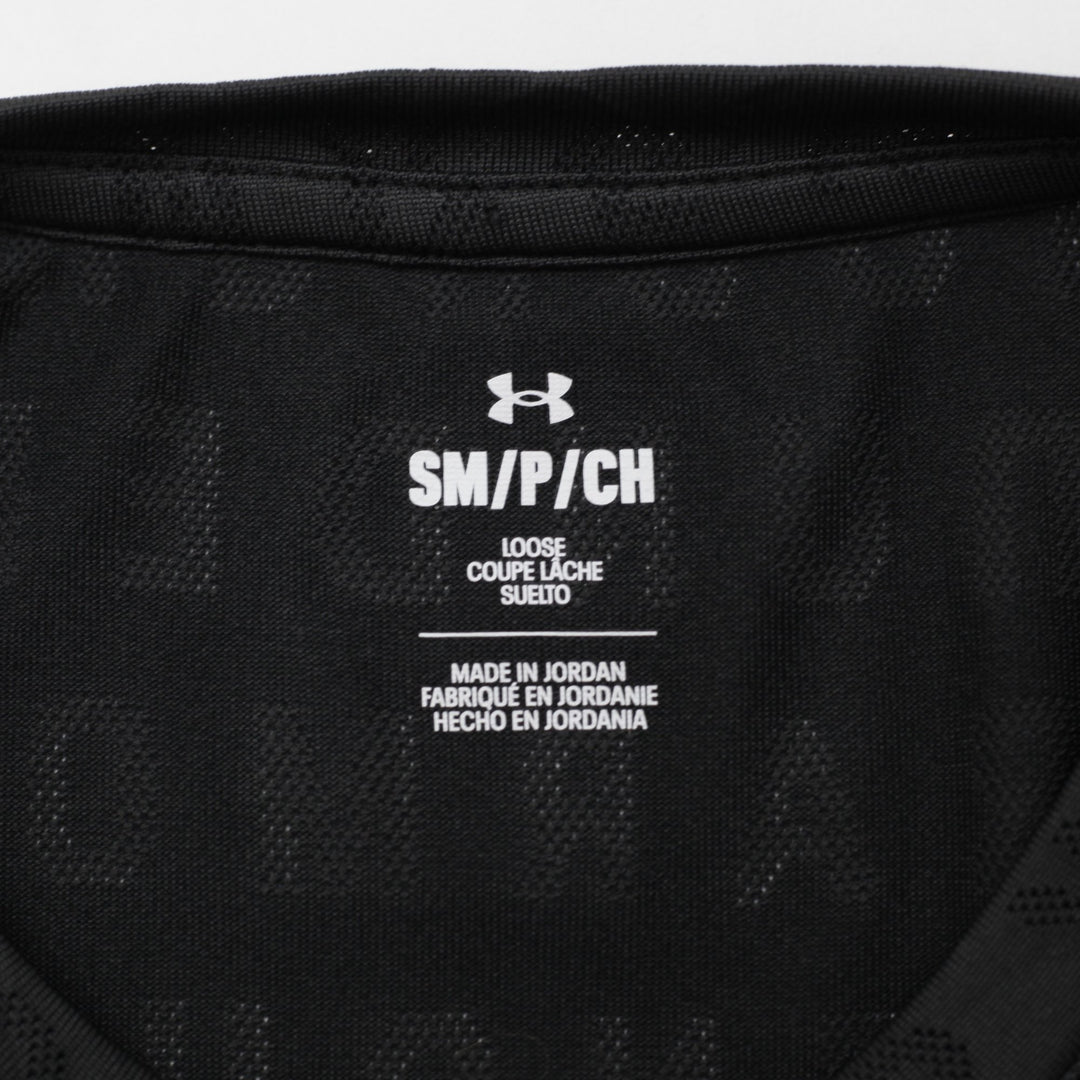 Mens Under Armour T-Shirt Black Logo Graphic Short Sleeve Sportswear Size S