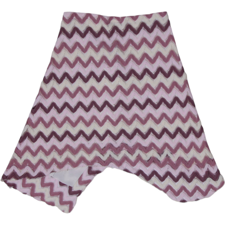 Y2K Ladies Urban Behavior Collection Retro Chevron Zig-Zag Knit Tube Top